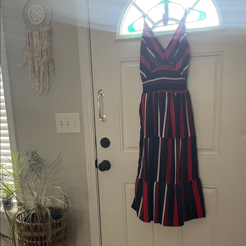 Ana & Rose Striped Multicolor Dress